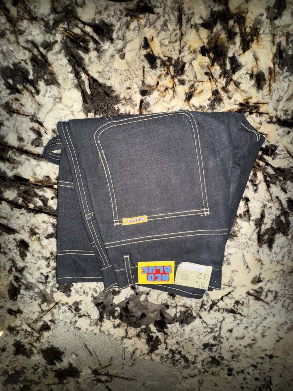 Neo Blue #1603 Granite Blue Baggy Carpenter Shorts